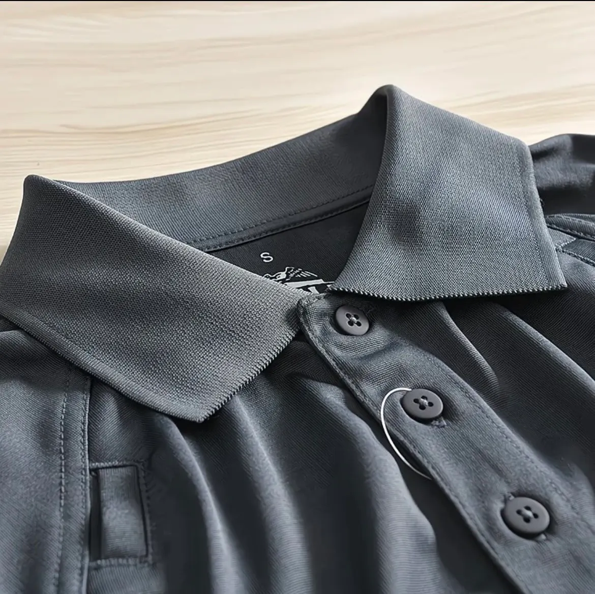 Dark Grey men’s polo shirt