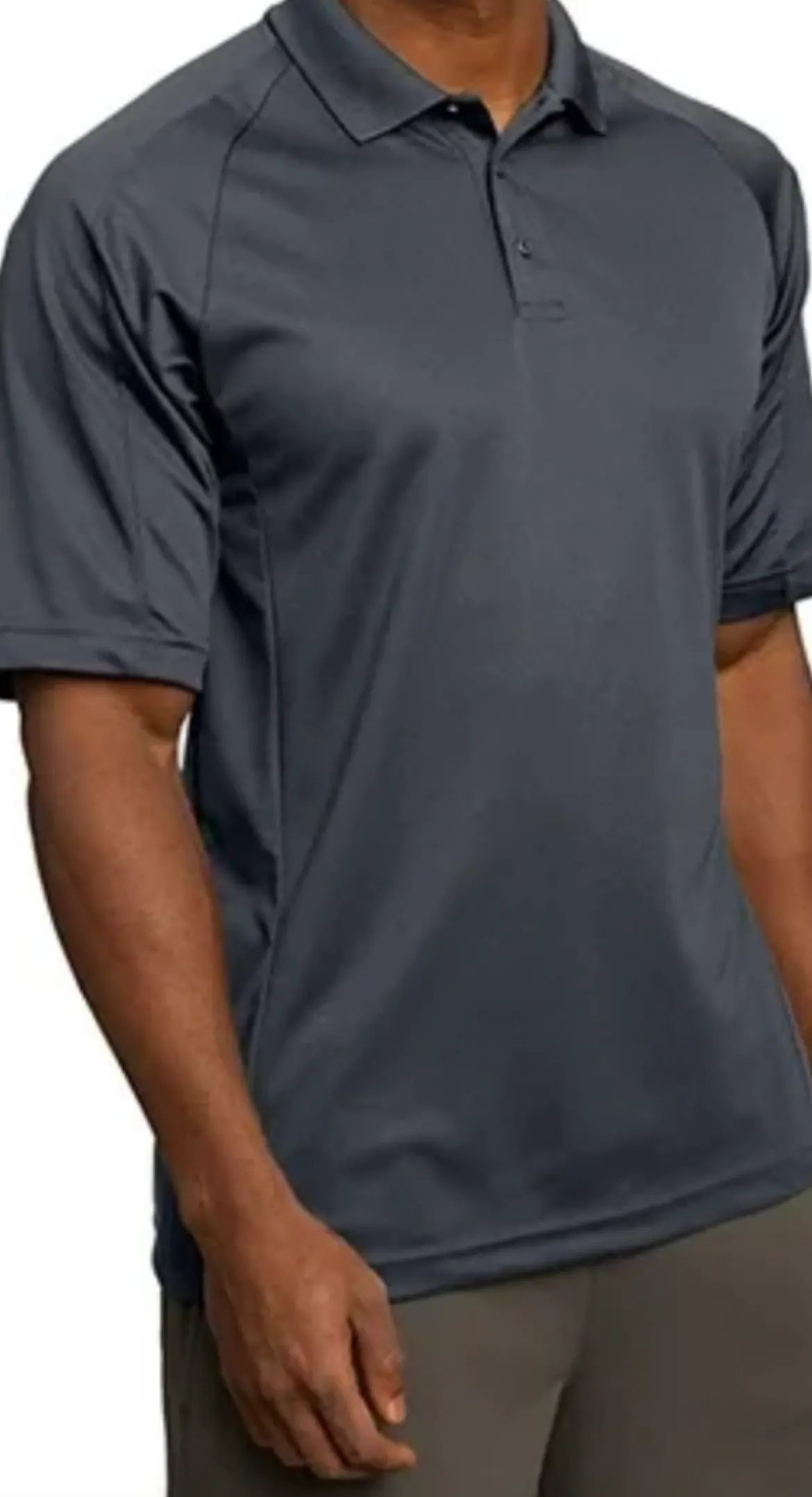 Dark Grey men’s polo shirt 2